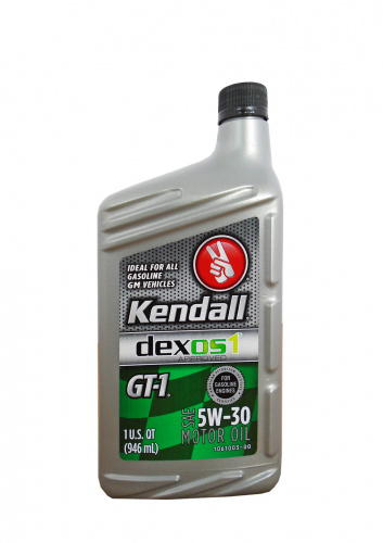 KENDALL GT-1 Dexos1 Motor Oil 5W-30