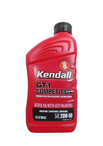 KENDALL GT-1 Competition Motor Oil with Liquid Titanium 20W-50